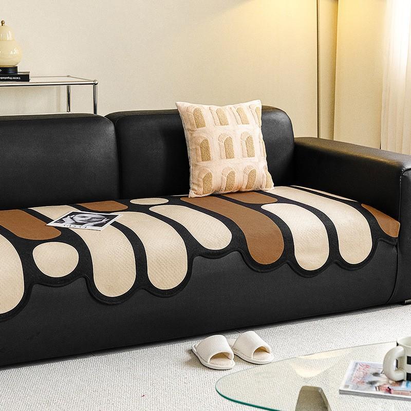 Special-Shaped Sofa Cushion Universal In All Seasons  New Non-Slip Seat Cushion Leather Sofa Cushion Irregular Cover Cloth Towel Cover