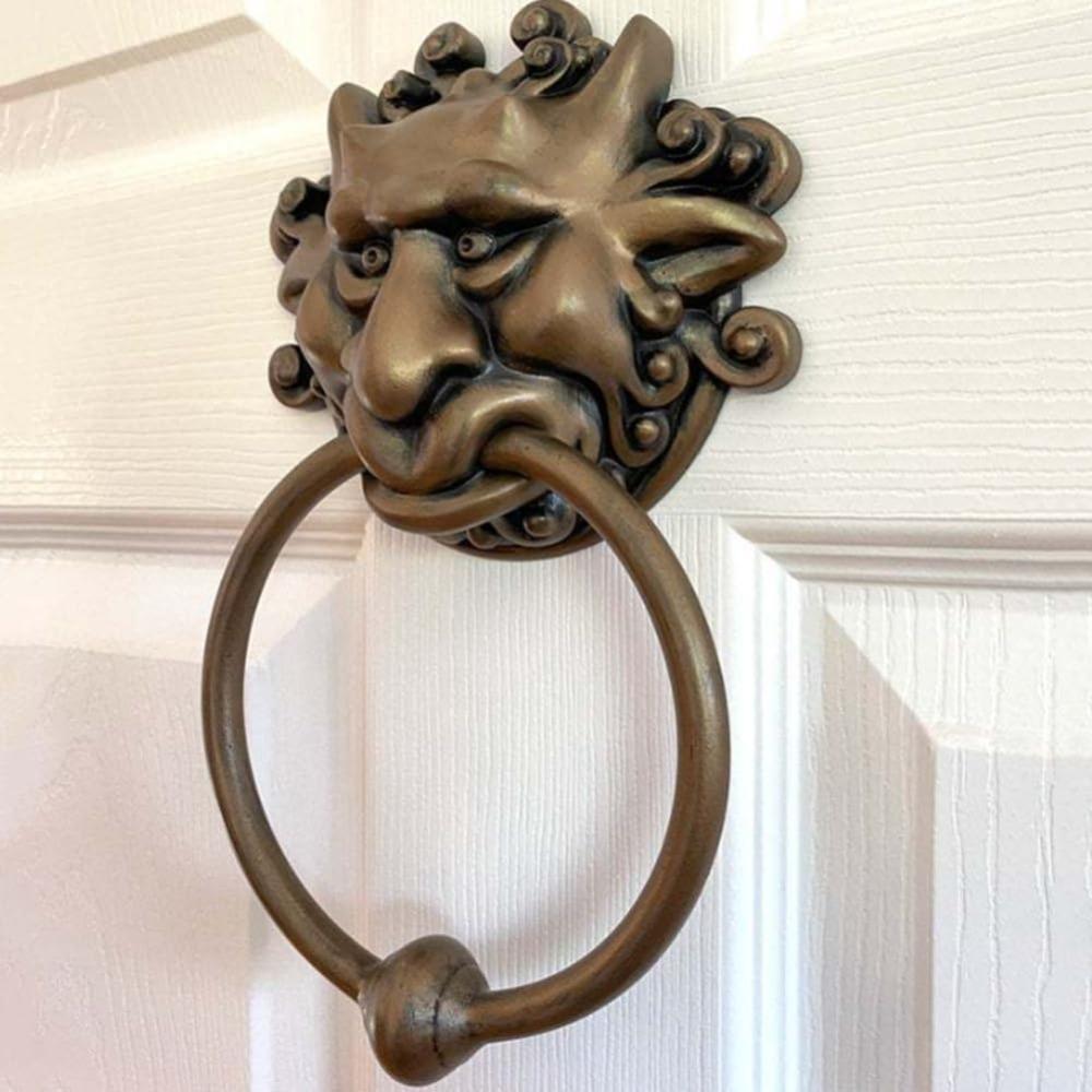 Door Knocker Front Door Knocker 3D Dragon Face Door Knob for Wall Hanging Door Art Deco