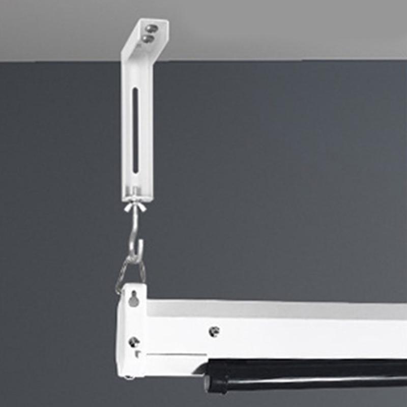 Projector Screen Ceiling Mount Wall Hanging Mount L-Bracket Adjustable Extension Projector Screen Placement Office