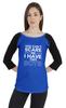 Inkmeso Tshirt For Mother's Raglan Tshirt  "You Can't Scare Me I Have Two Boys" Graphic Shirt