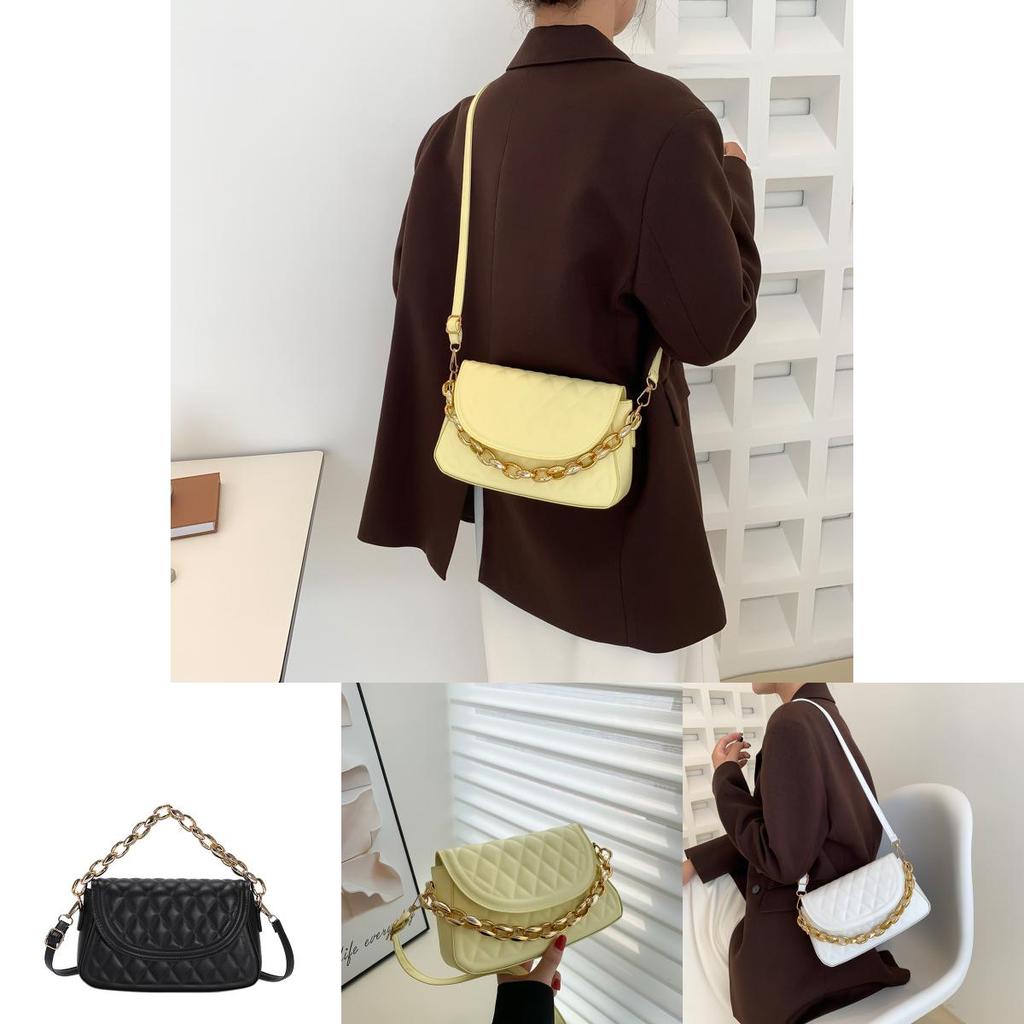 Chic Vintage Small Square Bag 2024 Summer New Trendy Casual Shoulder Bag