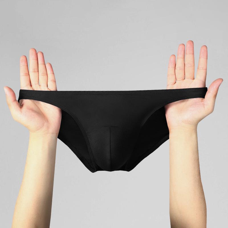 Pánské sportovní slipy s U-pouzdrem: Tenký, Prodyšný, Trojúhelníkový design s nízkým pasem