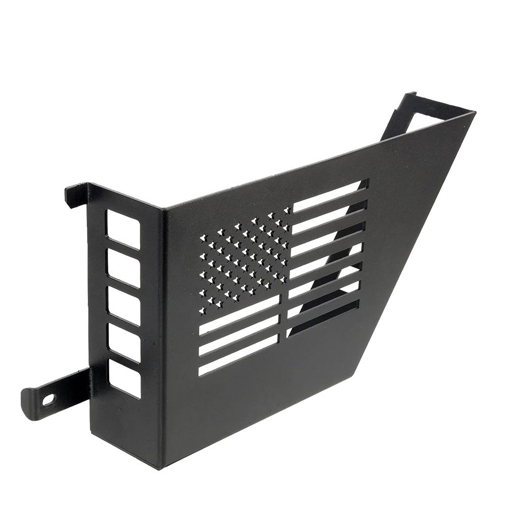 2Pcs Metal Front Door Storage Box Wear Resist Door Side Insert Organizer Door Storage Pockets for 2007-2018 Jeep Wrangler