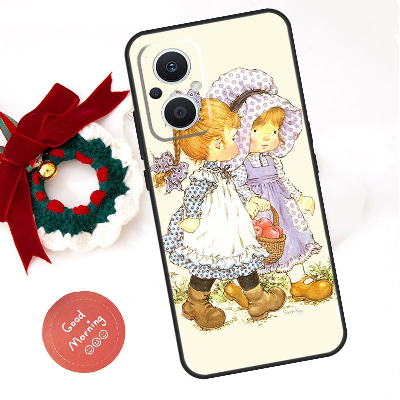 Sarah Kay pattern Funda For OPPO Reno 14 F 13F 12F 11F 10 11 12 13 Pro 7 8 Lite OPPO Find X5 X6 X8 X9 Pro Case