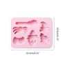 6 Cavities DIY Cookie Soap Candy Gummy Chocolate Mold Baking Mold Ice Cream Tray