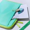 Hobonichi Large Drawer Pouch/Aqua Lime