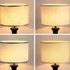 Nordic Cloth Metal Lamp Shade Home Decoration E27 Linen Fabric Metal Desk Lamp Cloth Lampshade 14/22/25cm Height