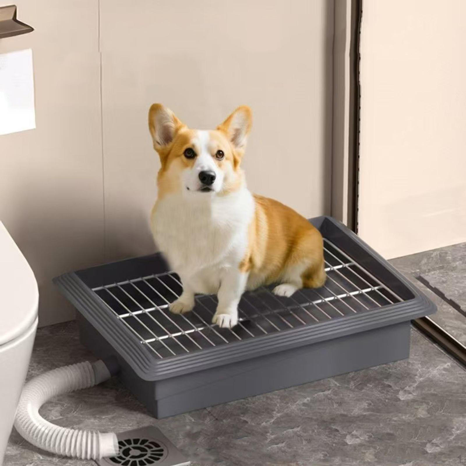 

Собачий туалет, комнатный лоток, угловой тренировочный лоток для домашних животных, держатель для пеленок для щенков для