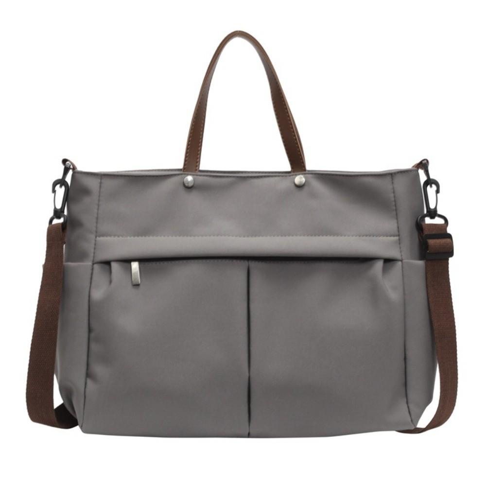 

Nylon Commuting Handbag Two Pockets Large Capacity Handbag New Women Shoulder Tote Bag Office
