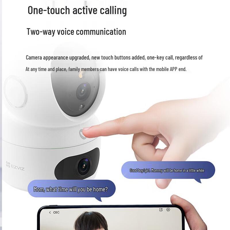 Ezviz H7C 4K Dual-Lens Indoor PTZ Wi-Fi Security Camera (CN version)