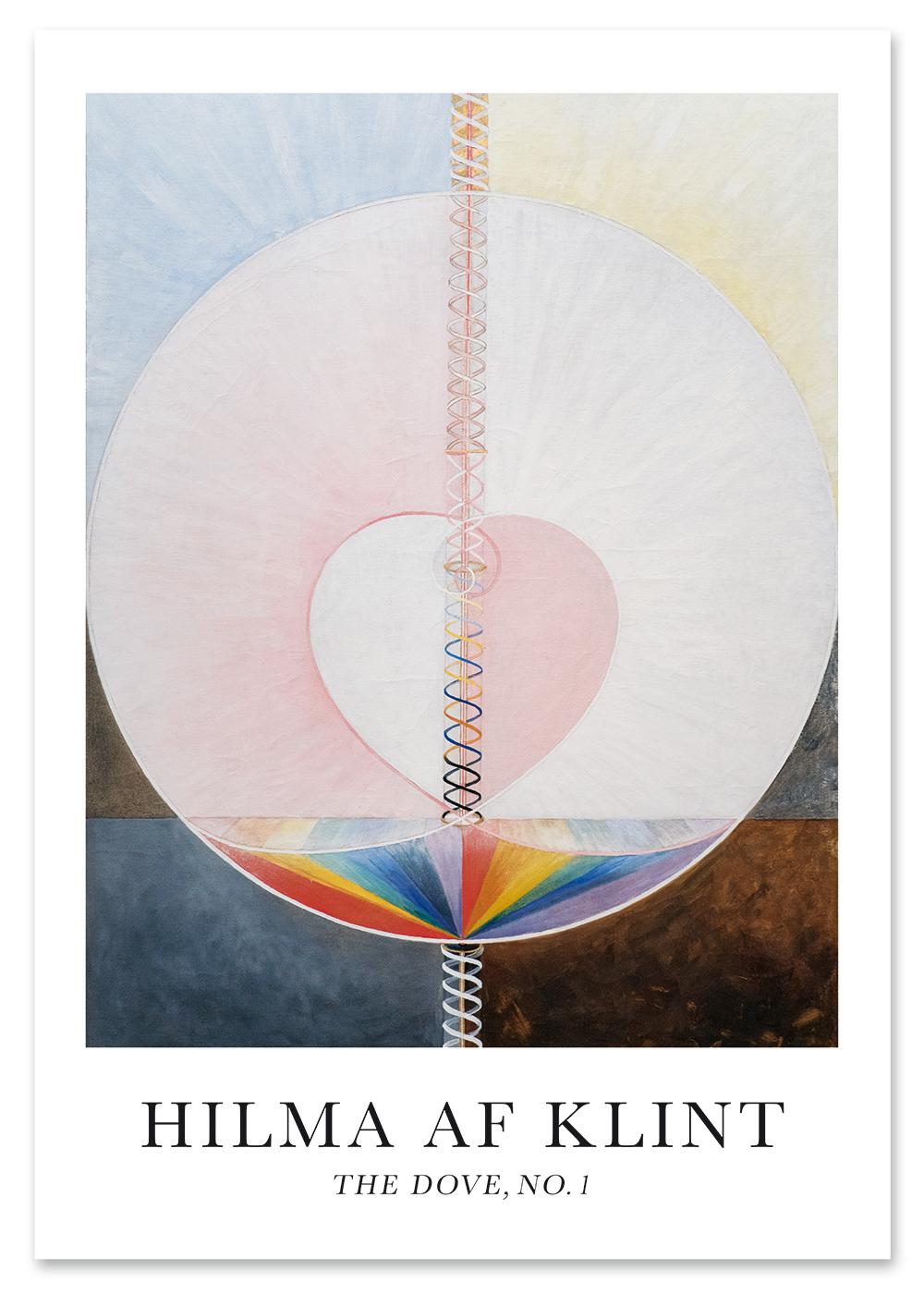

Plakat hilma af klint kolorowa abstrakcja 30x40 cm