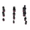 11Pcs Impact Socket Adapter Set Drill Adapters Extensions 1 4 3 8 1 2in Drive CR V CR MO Steel Ball Detent for Car Home