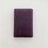 Magnetic folding multi-function card bag for Apple solid color magnetic leather for iPhone folding card bag