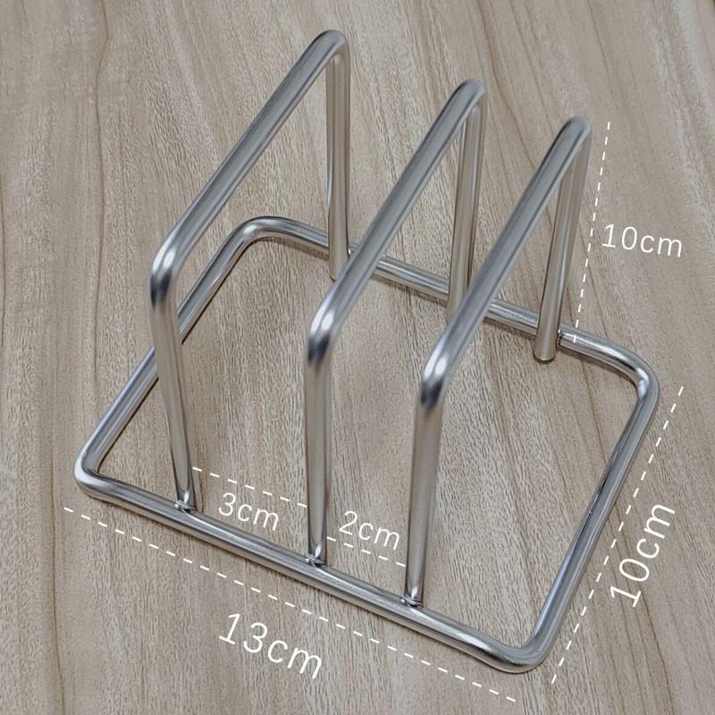 Bold 304 stainless steel cutting board lid rack kitchen storage cutting board rack double grid 4590₽