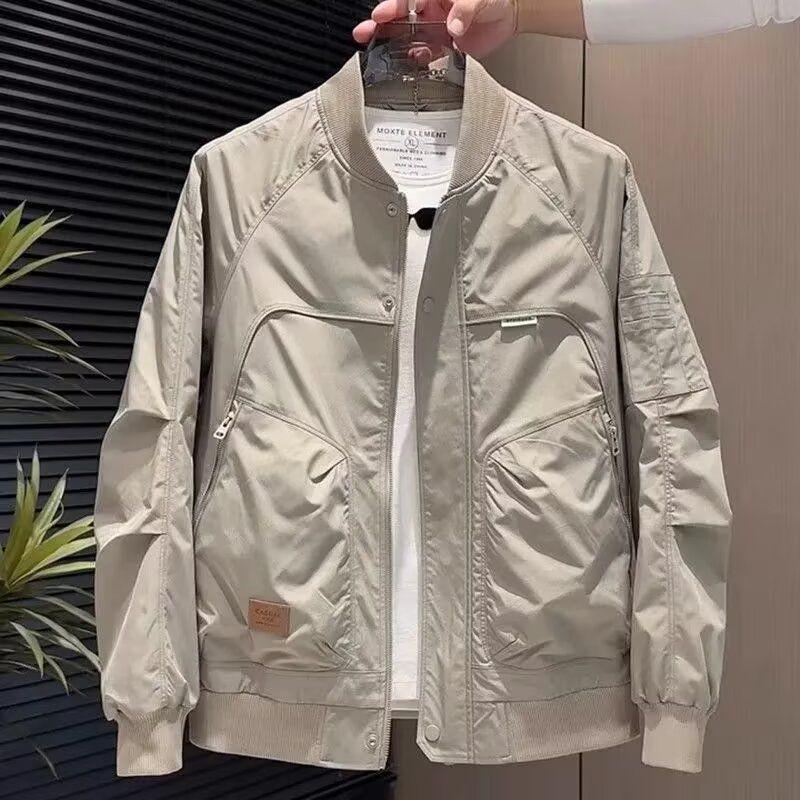Men's Spring & Autumn Versatile Casual Baseball Jacket - Trendy, Fashionable, Handsome Top