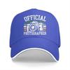 Summer Cap Sun Visor Official Photography Hip Hop Caps Photographer Camera Patent Cowboy Hat Peaked Hats