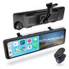 Nikomaku Drive Recorder, Mirror-Style, Replacement for OEM Mirror, Android Auto Compatible, 11-inch Front and Rear Cameras, 2K Zoom, HDR/WDR, Digital