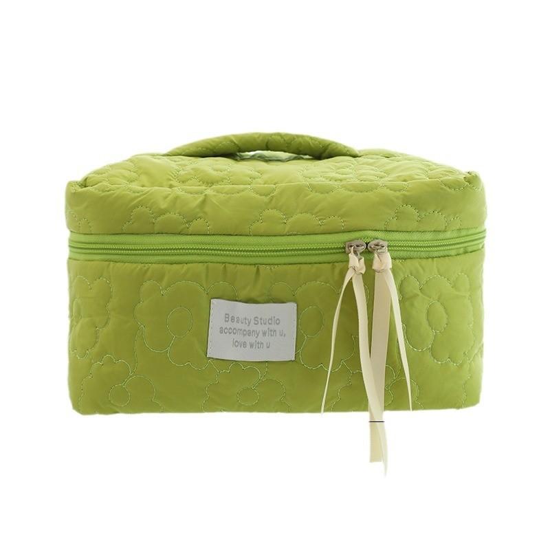 Flower Pattern Cosmetic Storage Bag Lightweight Travel Makeup Pouch For Girls