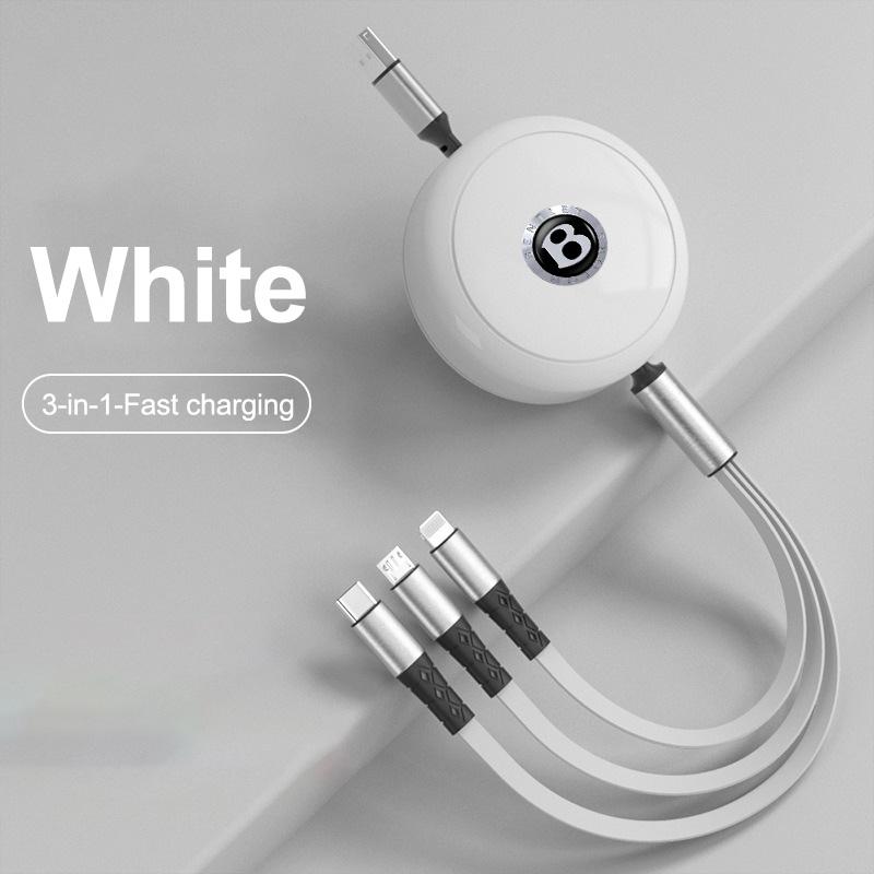3-in-1 Data Wire USB Type C Fast Charging Car Charger Cable For Bentley Flying Spur Continental GT Bentayga Mulsanne AccessoriesW63RF