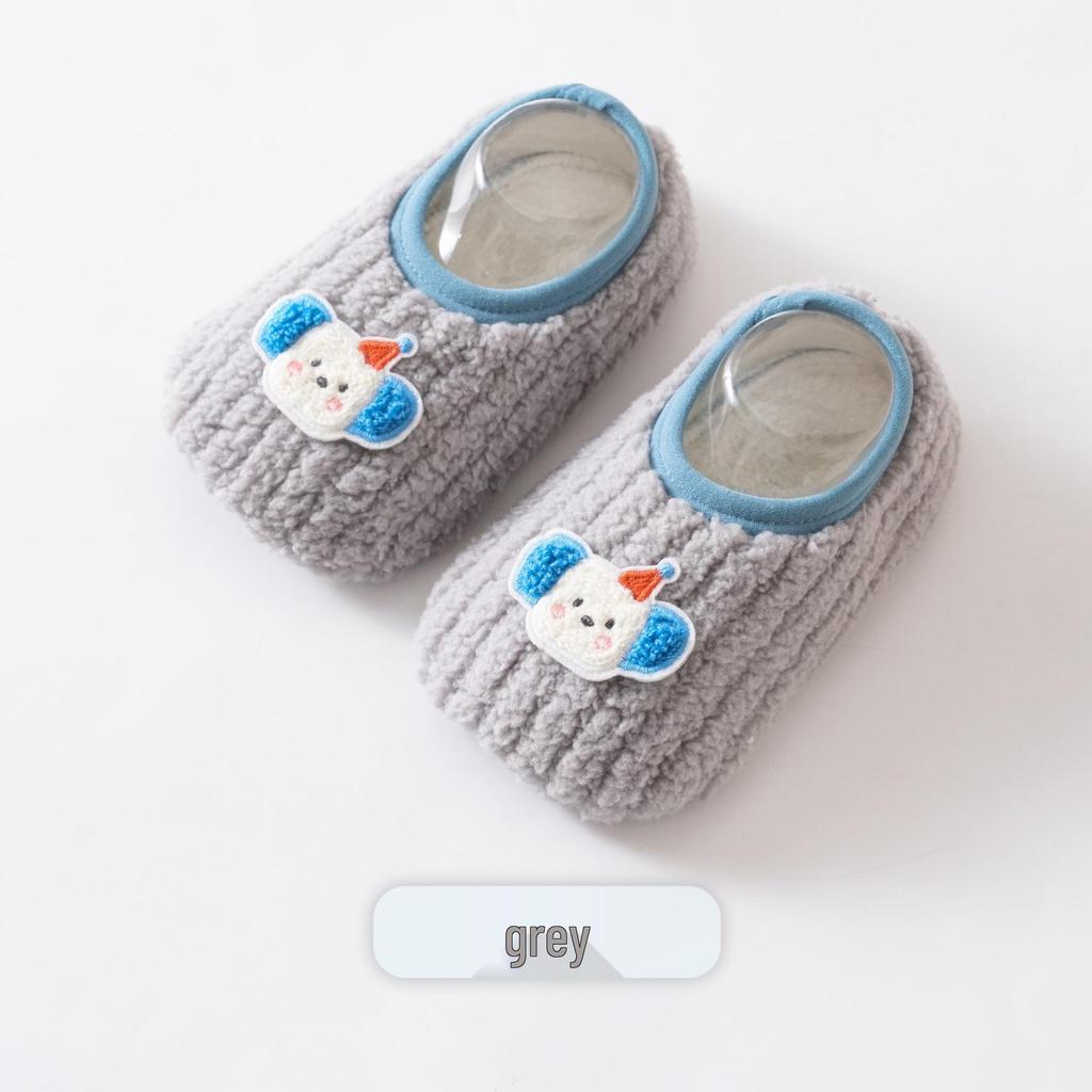 Warm Velvet Non-Slip Crawling Mats & Floor Shoes for Infants and Toddlers