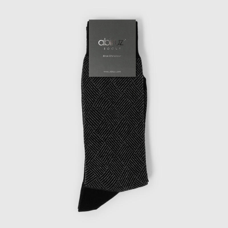 Gentleman s Suit Socks Rhombus Checker Socks HA-98 Man(245-285mm)