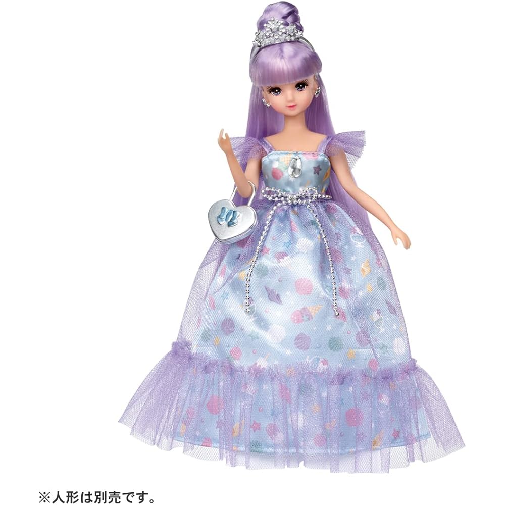 Takara Tomy Licca-chan Gelato Dress Set Mermaid Float Dress-Up Toy for Ages 3 and Up