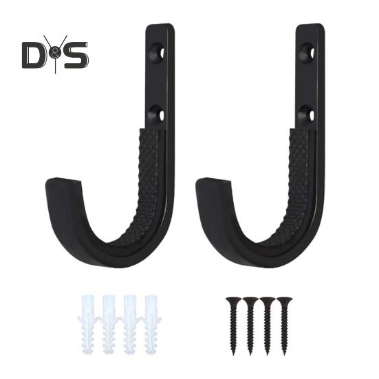 

Настенный крючок Грузоподъемность 30 фунтов Нержавеющий Устойчив к коррозии Легко устанавливается Вешалка для полотенец и халатов Крючок для хранения чёрный