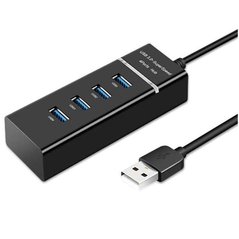 

USB 2.0 One-to-Four Hub Splitter with 1.2m Cable for Laptop/Desktop Expansion