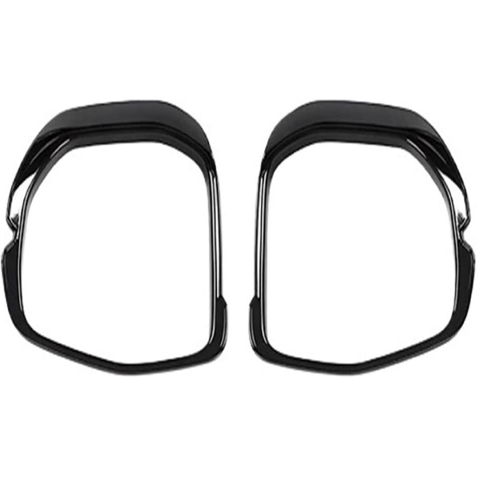 Auto Seitenrückspiegel Regenschutz Augenbraue Verkleidungsrahmen Aufkleber Schale Zubehör Passend für CR-V 6. Generation 2023-2025(Schwarz)