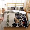 Cartoon Anime Jujutsu Kaisen Duvet Cover Comforter Bedding set Soft Quilt Cover and Pillowcas for Teens Single/Double/Queen/King