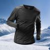 Men's Quick-Dry Compression Base Layer for Skiing, Running & Fitness - Winter Warm Plus Velvet