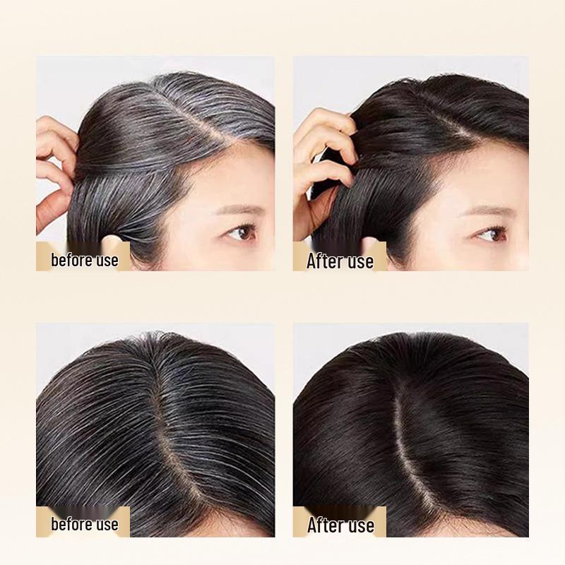 BRH Waterproof Hair Touch-up Stick with Comb - Sweatproof, Disposable Cover for White Hair