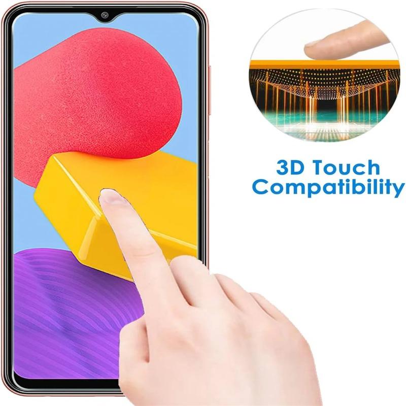 4Pcs For Samsung Galaxy M13 Screen Protector Glass For Samsung Galaxy M13 Tempered Glass Film For Samsung Galaxy M13 9H Temper