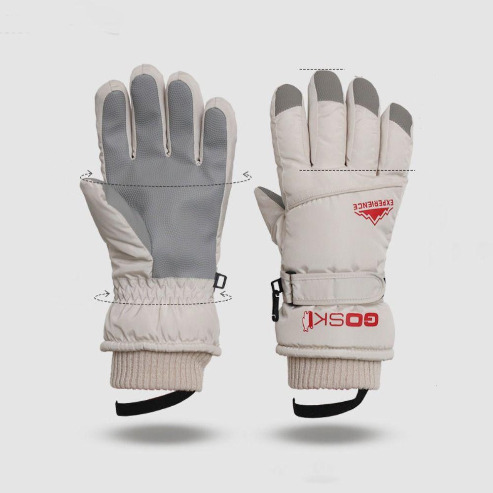 Keep Warm Snowboard Gloves  Cycling Mittens Elastic Full Finger Mittens  Hiking