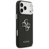 Guess Grained Big 4G Classic Logo case for iPhone 17 Pro Max black