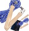 Long Wooden Rope Skipping Rope Crossfit 275Cm