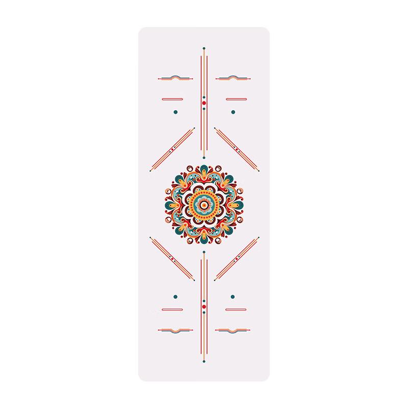 Colored Print Natural Rubber PU Yoga Mat