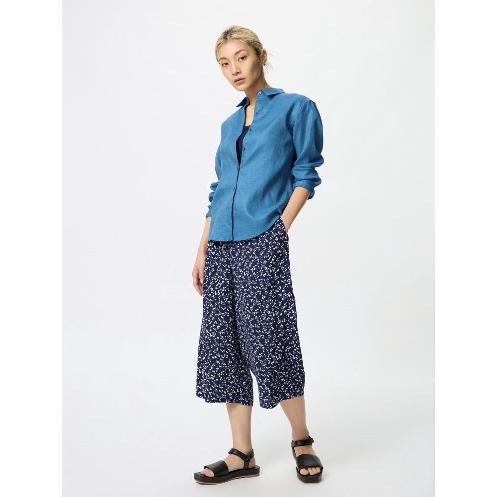 Uniqlo Rayon Relaco Crop Pants  Small Flower 