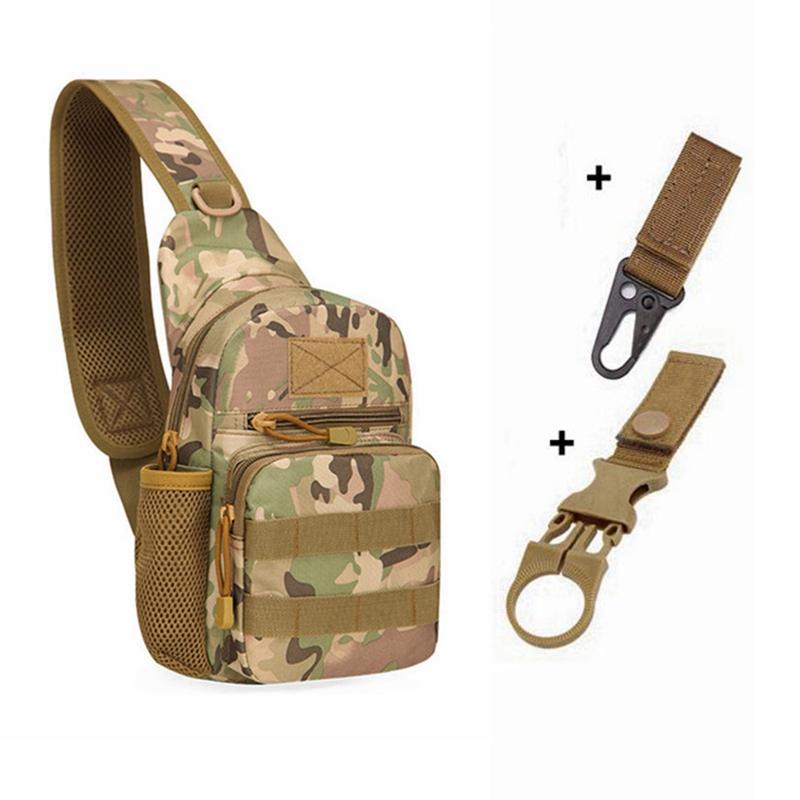 Outdoor Shoulder Bag Men Hiking Backpack Nylon Outdoor Camping Fishing Molle Cycling Trekking Chest Sling Bag