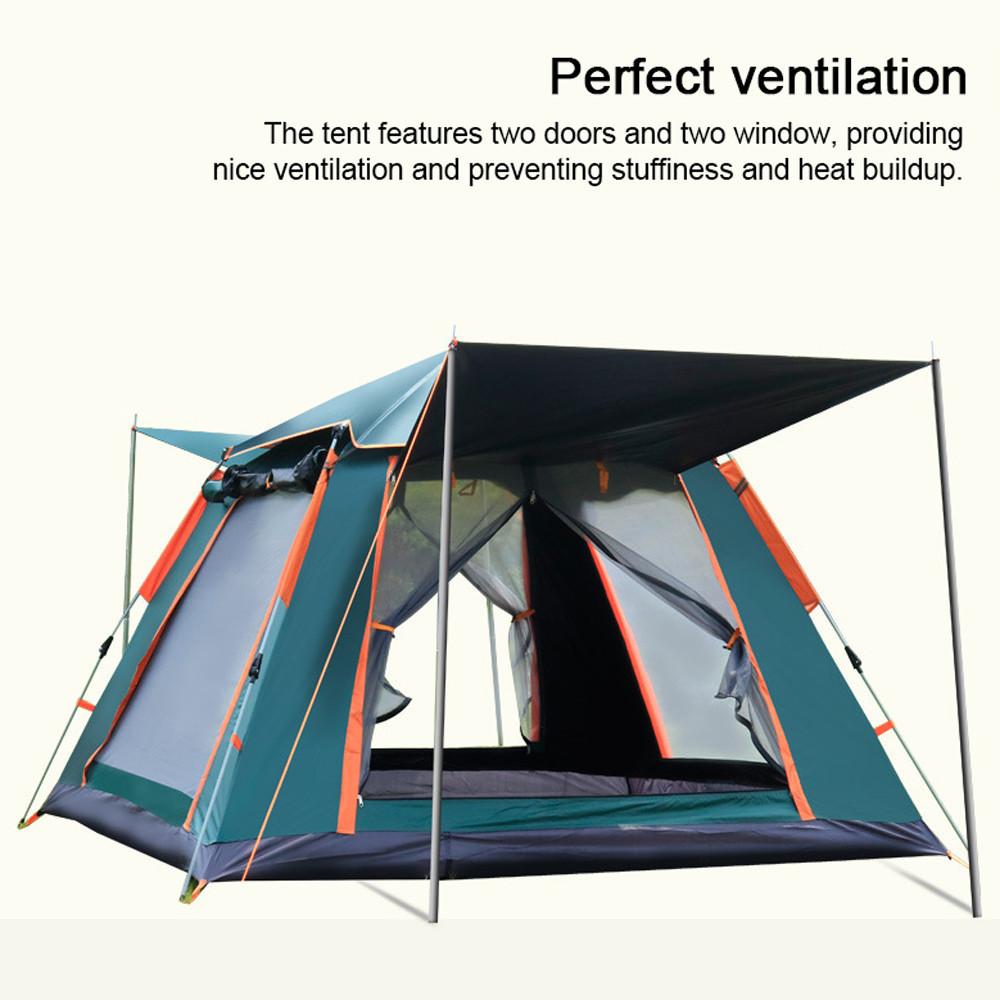 Cort Automat cu Deschidere Rapidă Pescuit Drumeții Adăpost de Soare Pliabil Exterior Camping Rezistent la Ploaie Rezistent la Soare