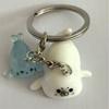 3D Cartoon Sea Lion Keychain Resin Key Holder Cute Animal Keyring  For Young Girls
