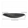 Leaf-Shaped Decorative Tray Versatile Hammered Aluminum Lightweight