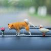 Shiba Inu Peeing Car Ornament – Creative Puppy Interior Decoration Gift