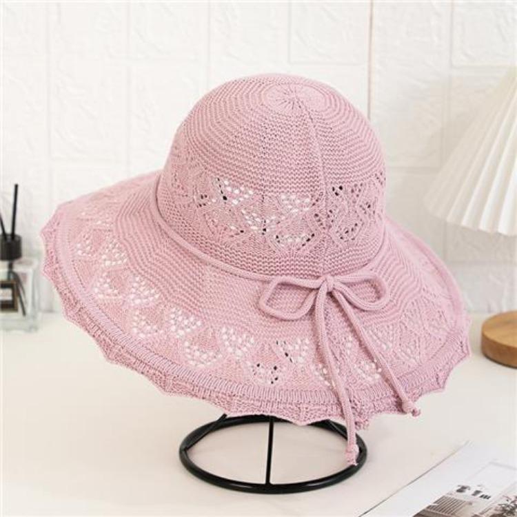 Summer Women's Straw Hat Sun Protection Korean Version Sun Protection Hat Large Eave Beach Cool Hat Women