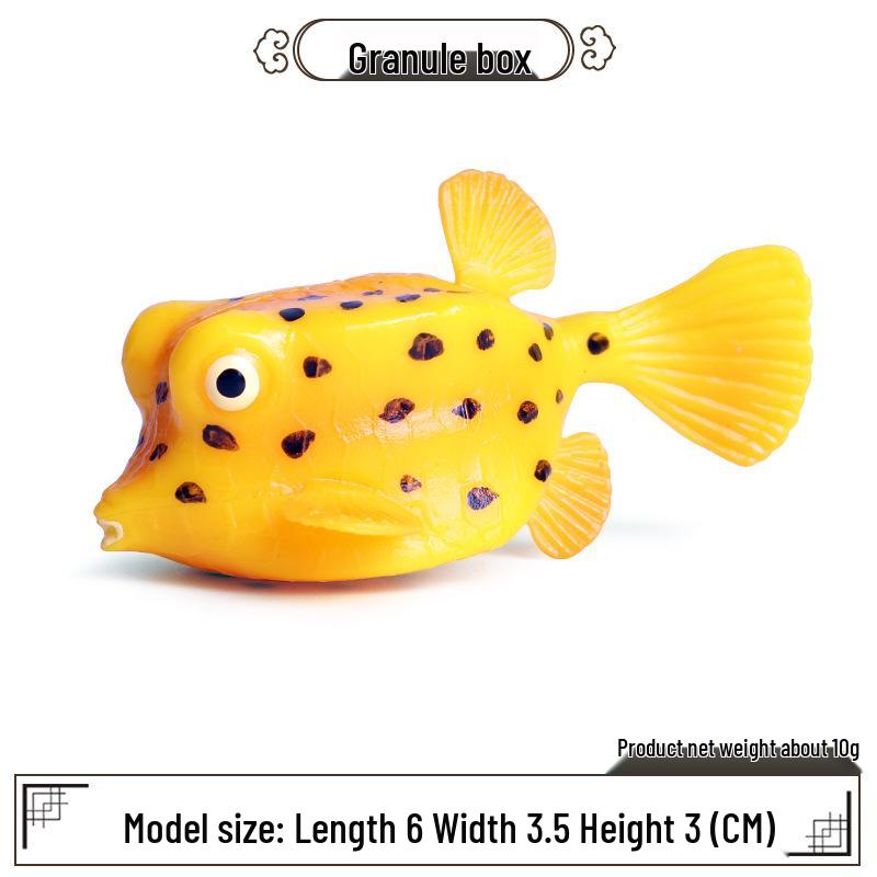 Children s Cognitive Green Fin Fish Toy - Marine Animal Simulation Model