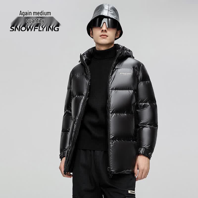 Xuezhongfei Men s Mid-length Down Jacket 175/92A