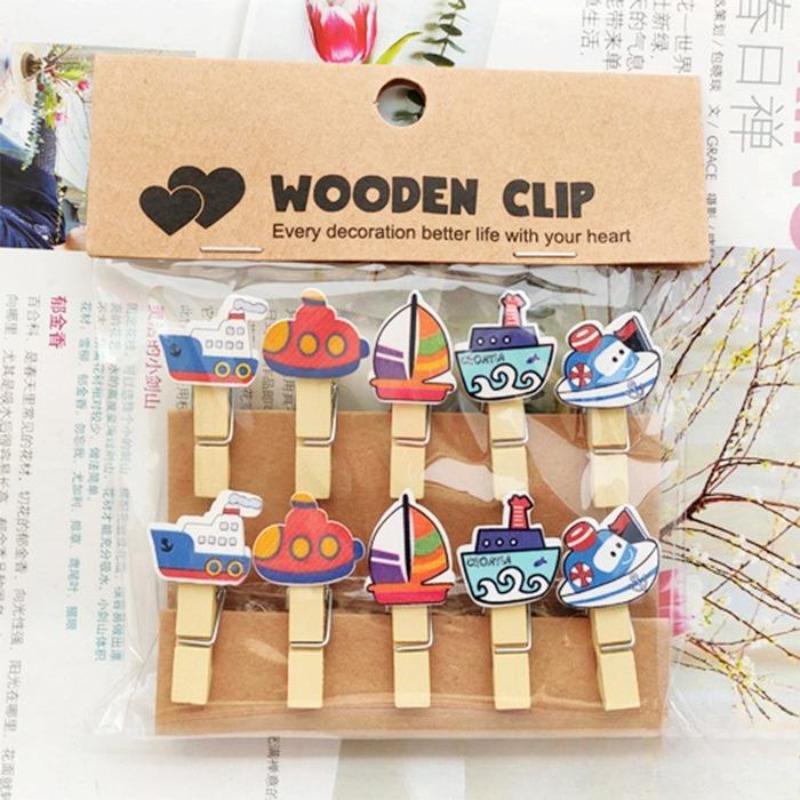 Cartoon Christmas Candy Hanging Photos Tea Sealed Home Flower Shop Card Small Clip