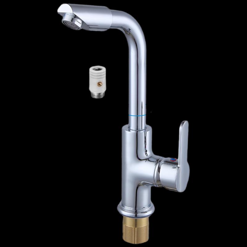 All-Copper Single-Handle Kitchen Faucet