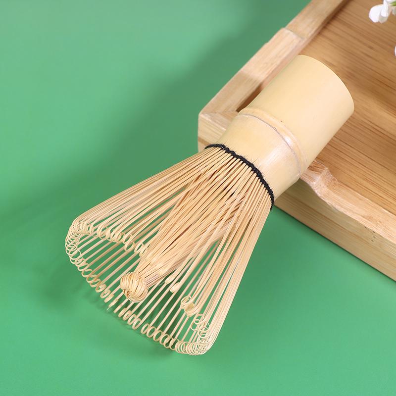 Juego de 3 piezas/set Batidor de Matcha de Bambú Cepillo para Polvo de Té Verde Molinillo Mezclador Agitador Chasen para Té Matcha Reutilizable Utensilios para Té