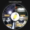 12V COB 6500K White Car Interior Dome Roof Reading Trunk 31/36/39/41mm 10Pcs C10W C5W LED Bulb Festoon  License Plate Lights